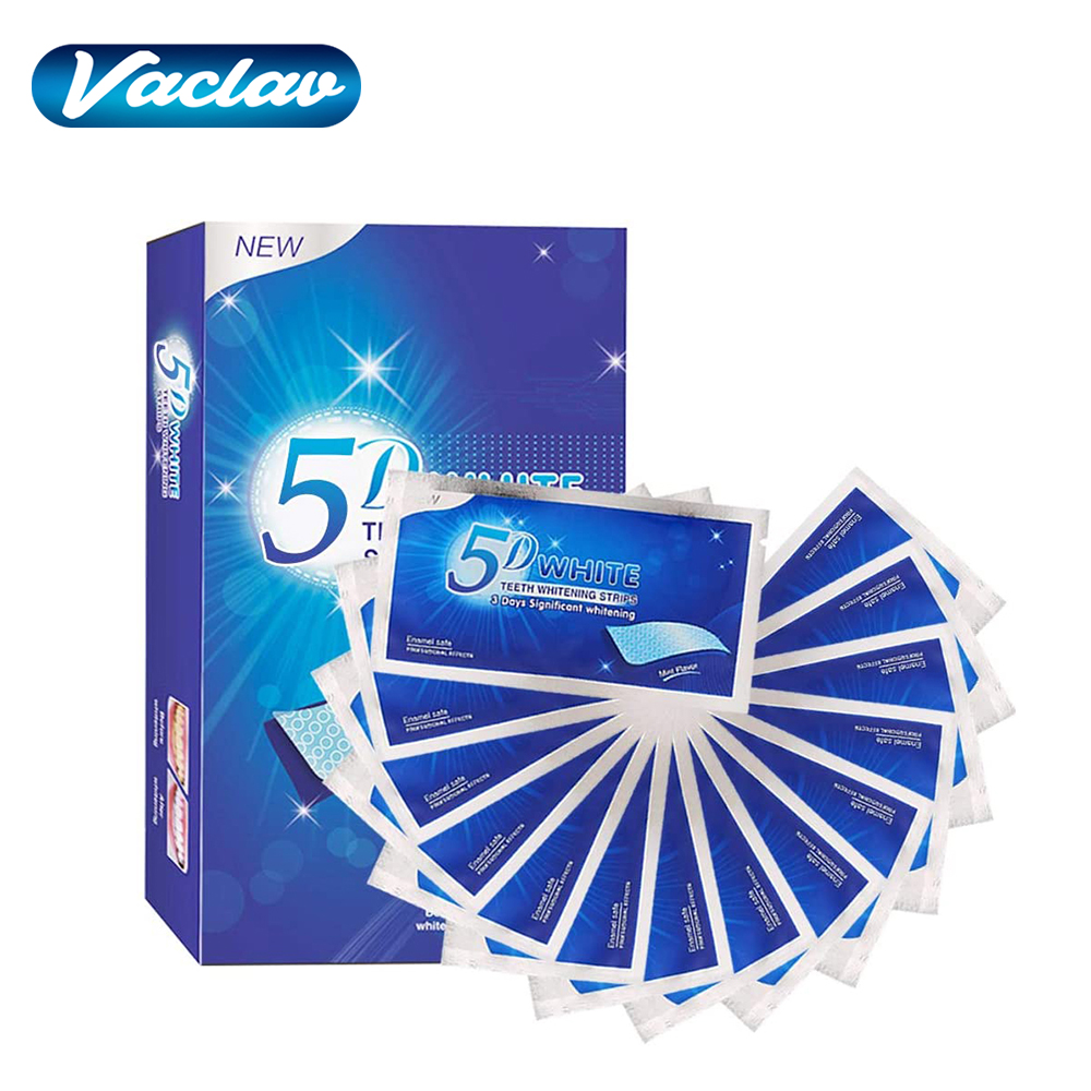 Teeth Whitening Gel Refills - 5D Weiße Zahnweißstreifen, Aufhellungsgel, Weißere Streifen