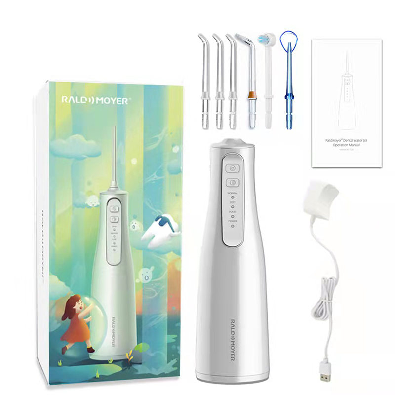 Water Flosser Cordless - 6 Düsen Akku-Wasserflosser 6 Modi Professionelle