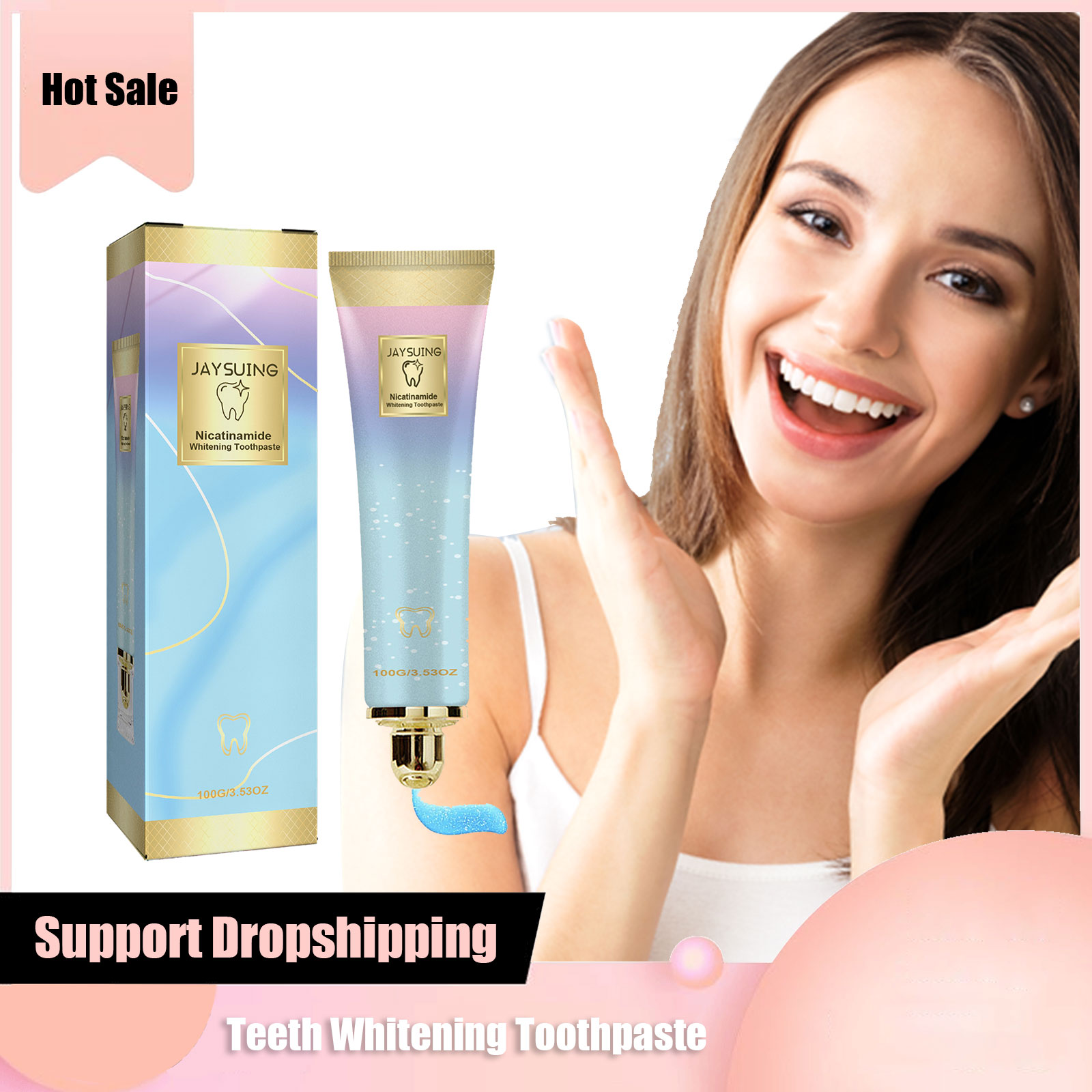 Teeth Whitening Paste - Zahnweiß Zahnpasta reduziert das Vergilben intensive