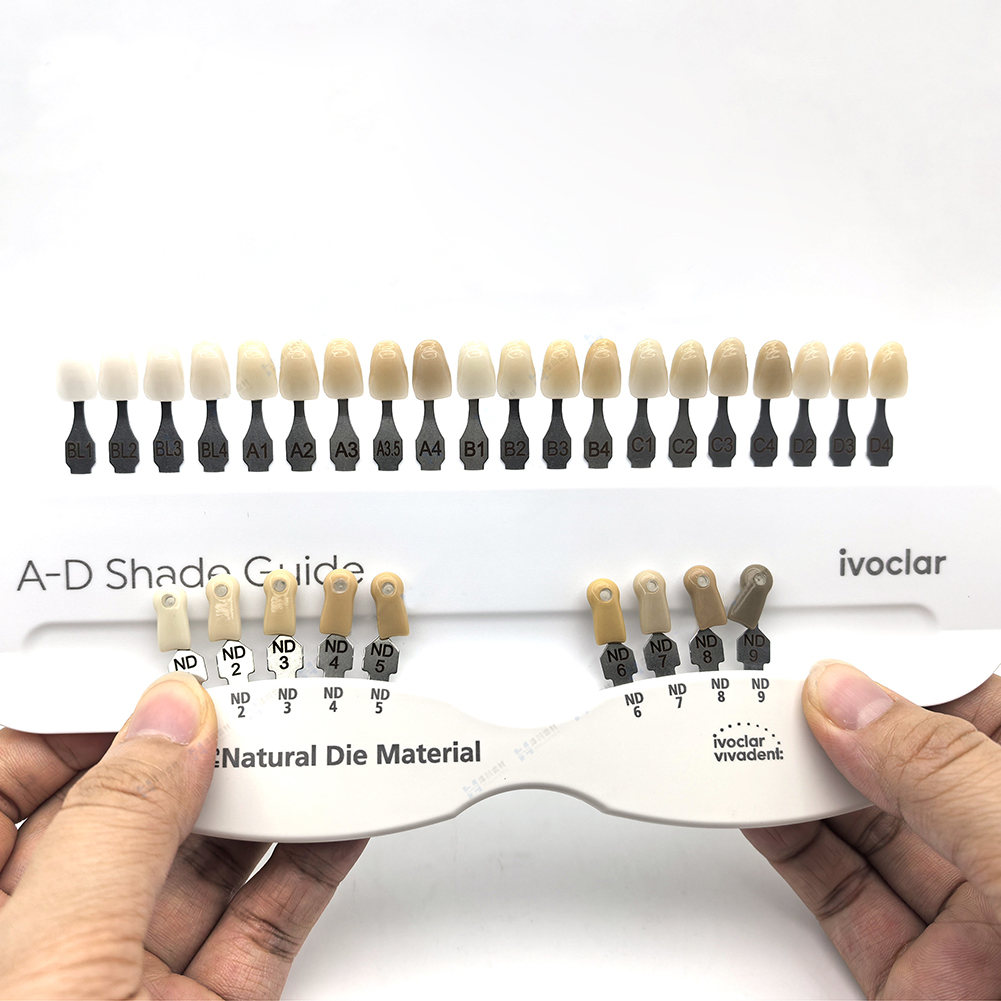 Teeth Whitening Flash - Ivoclar Dental Farbskala Kronen-Restaurations-Bleaching-Komparator Porzellanplatte Vorbereitete