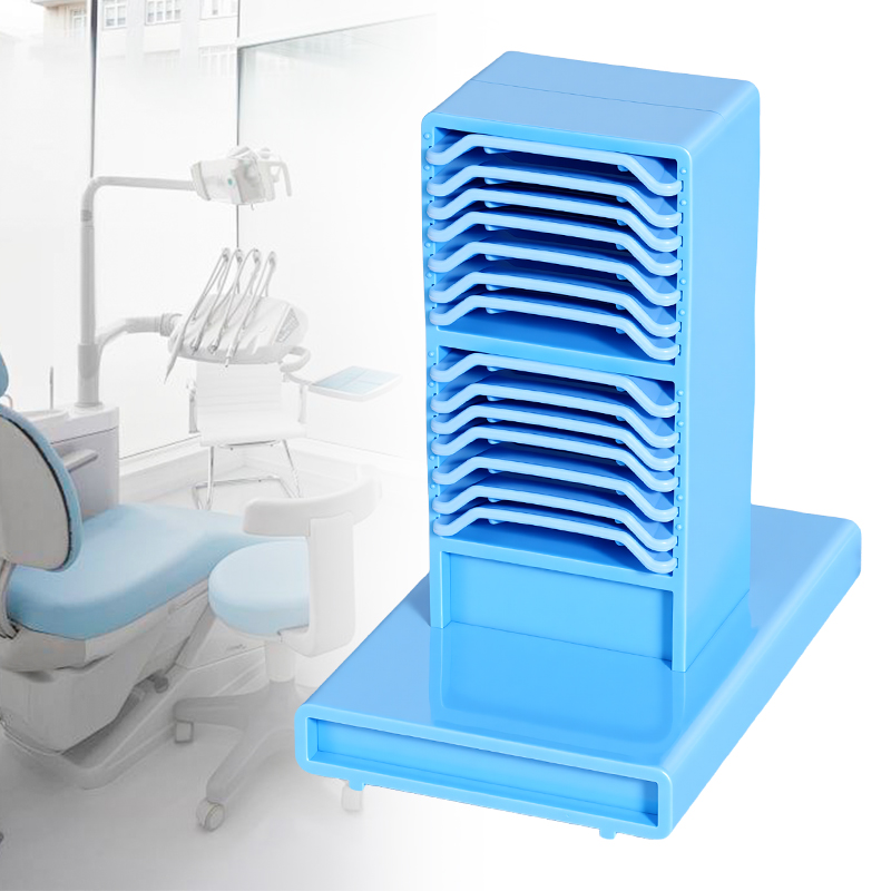 Teeth Whitening Trays - 1 Stück blauer Zahnarzttellerhalter, Zahnarzttellerhalter für