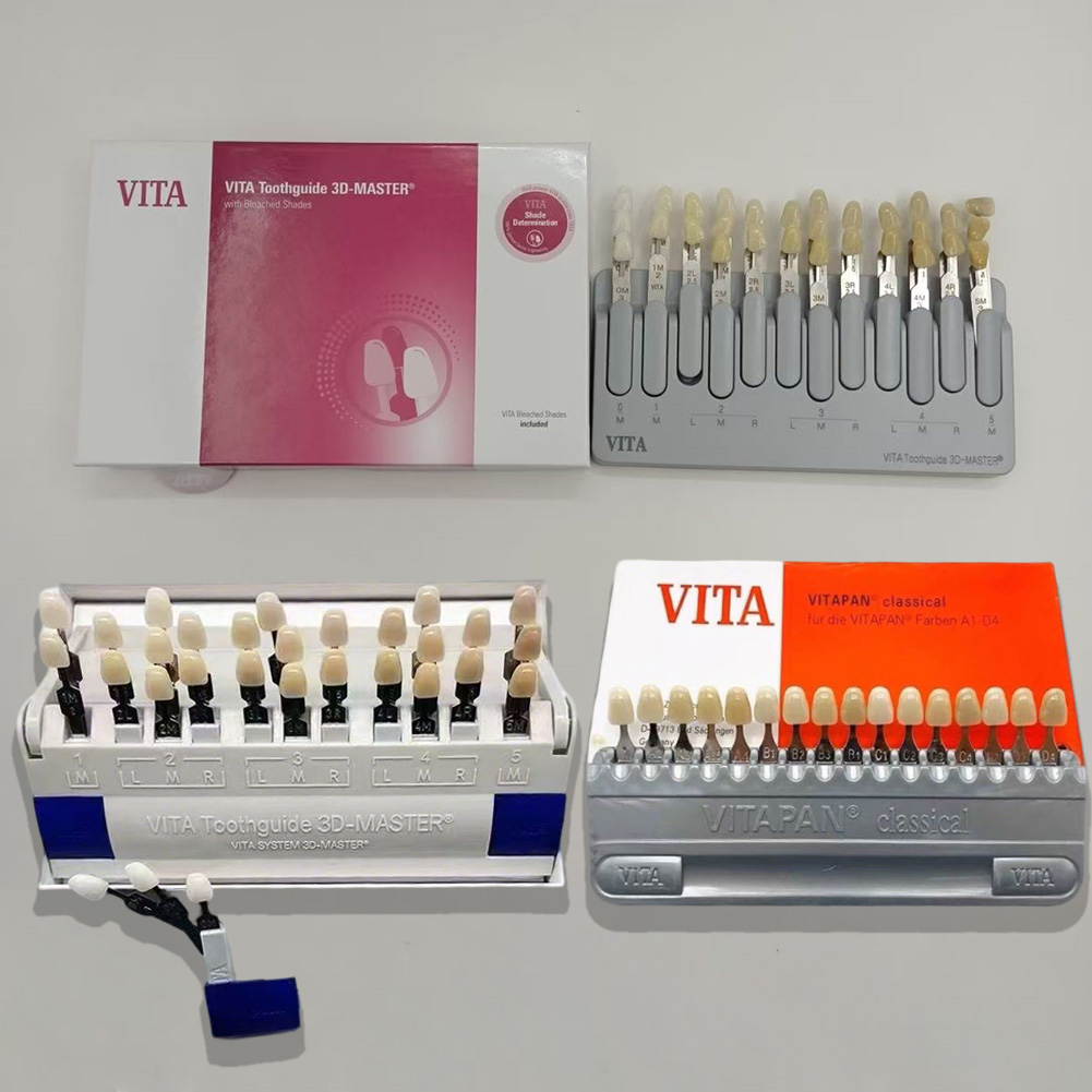 Teeth Whitening Flash - 4 Modelle VITA Zahnfarbguide Dentaler Farbvergleich
