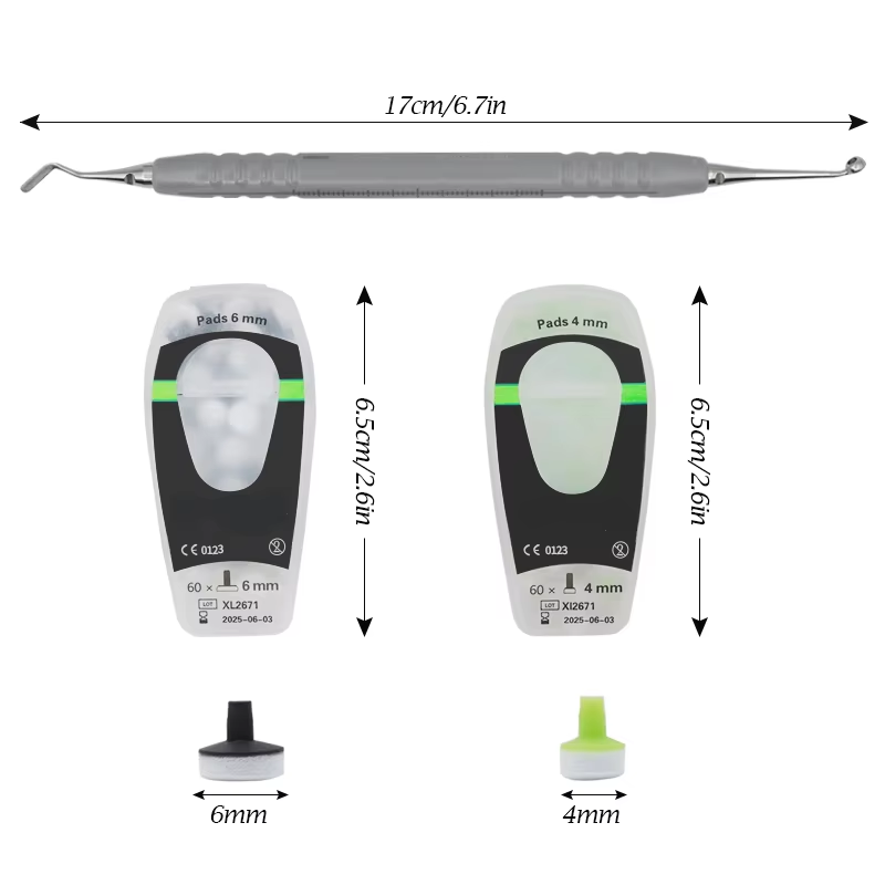 Teeth Whitening Zoom - Dental Composite Kit mit Schaum Pad