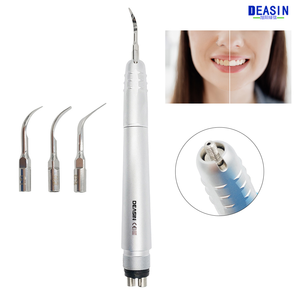 Teeth Whitening Tips - Neuer Dental-Ultraschall-Luftabscher mit 3 Spitzen, Zahnsteinentferner,