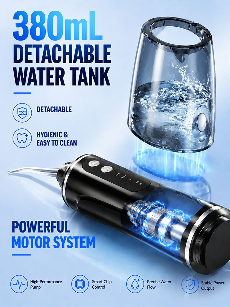 Kabelloser Mundduschen-Reinige – Water Flosser Cordless Bewertung und Preis