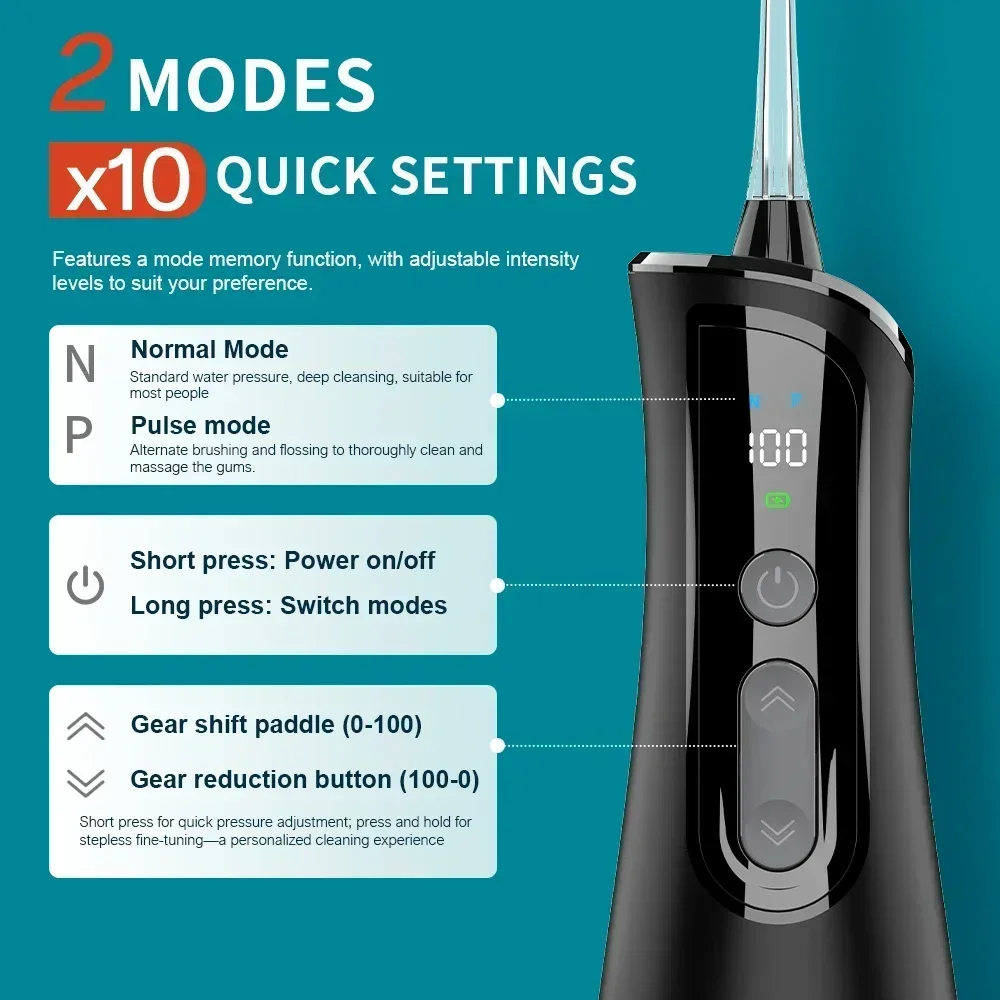 Professioneller Kabelloser Was – Water Flosser Cordless Bewertung und Preis