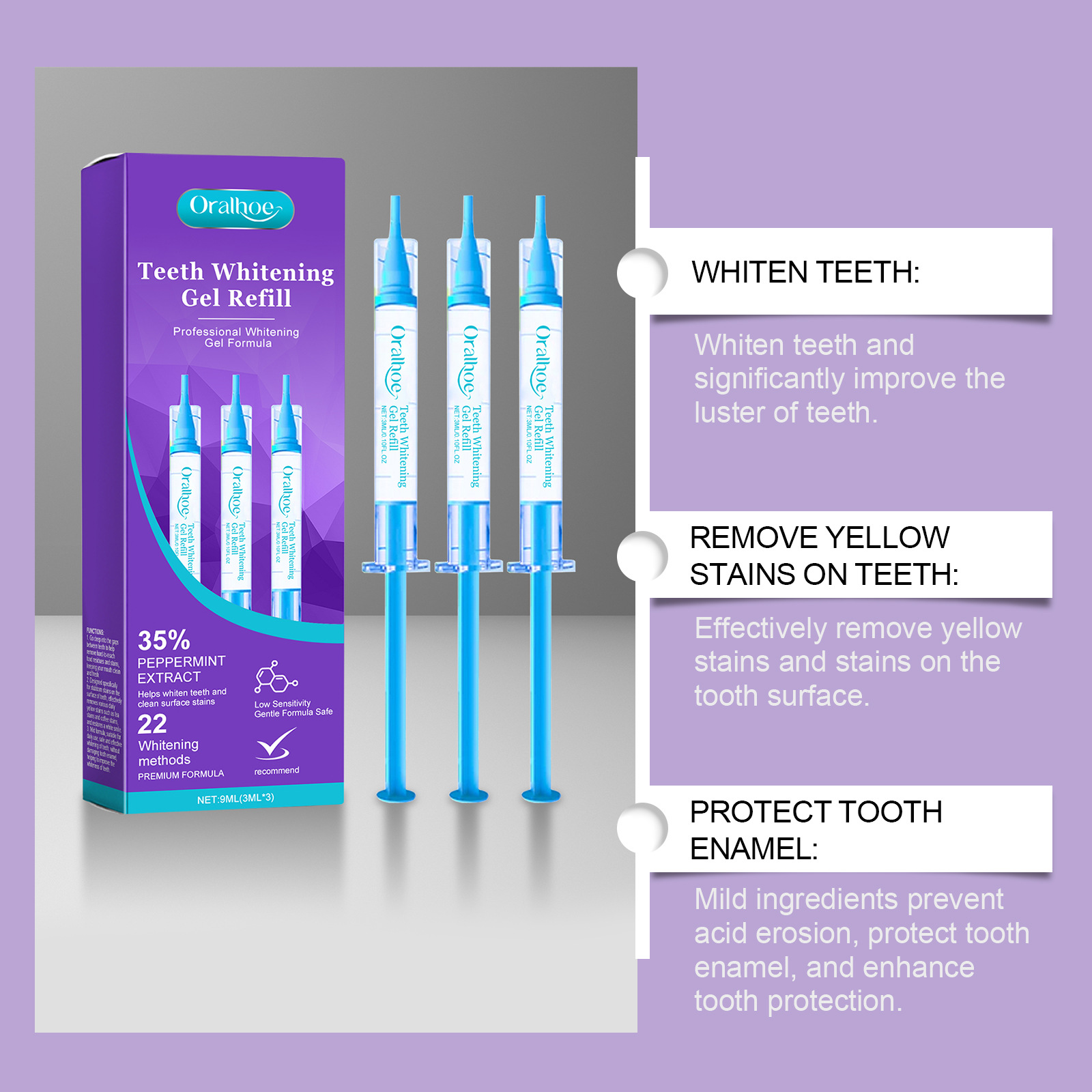 ORALHOE Zahnaufhellungs-Gel Na – Teeth Whitening Gel Refills Bewertung und Preis