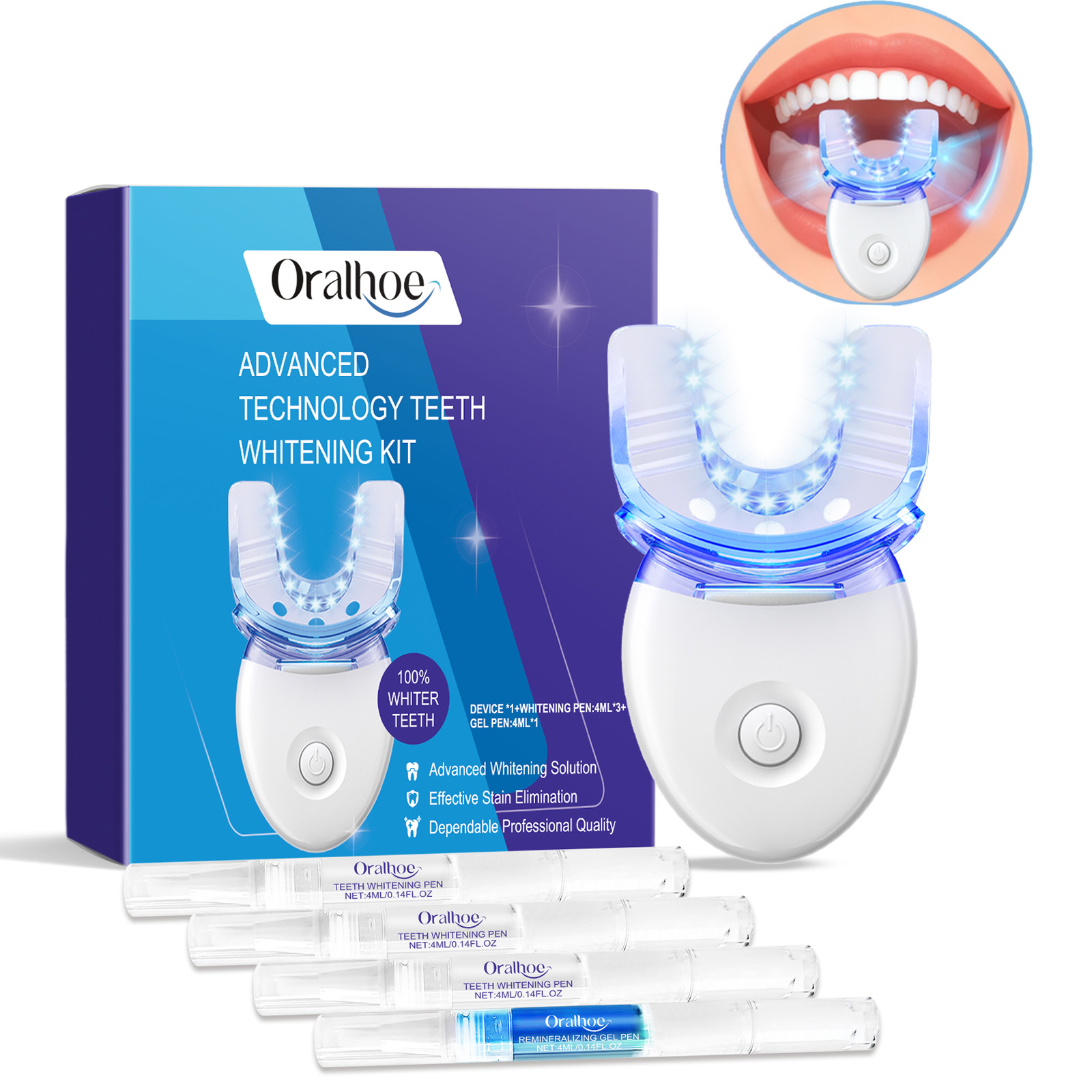 Professionelles LED-Lichtset z – Teeth Whitening Zoom Bewertung und Preis
