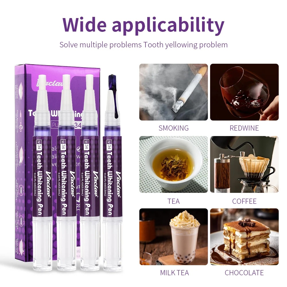 Vaclav V34 Lila Zahnaufhellung – Teeth Whitening Paste Bewertung und Preis